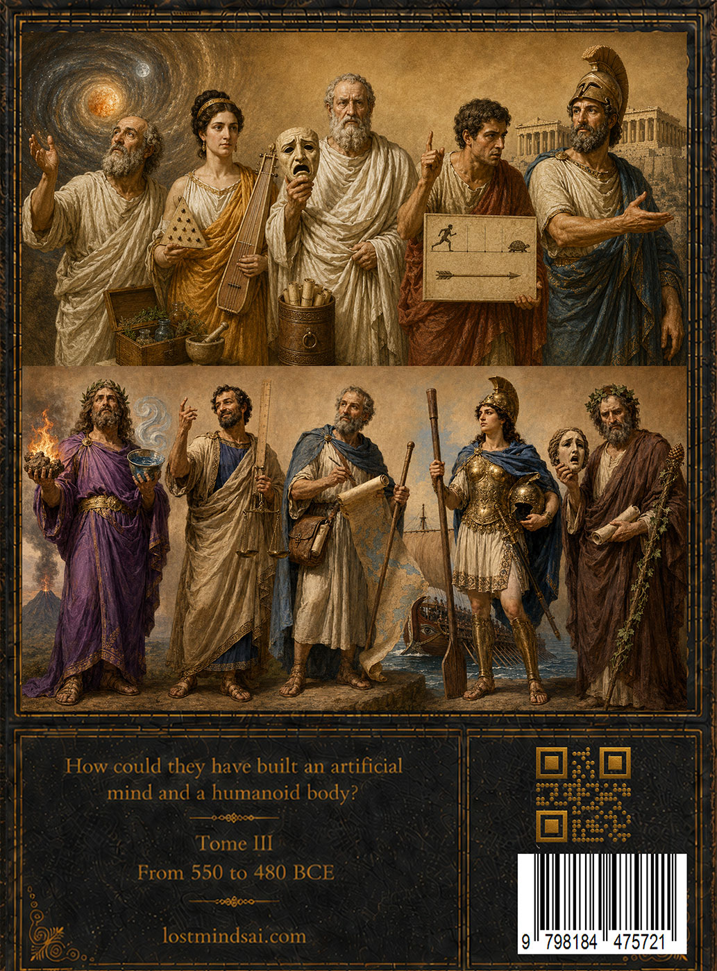 Encyclopedia of Lost Minds, Tome III — back cover