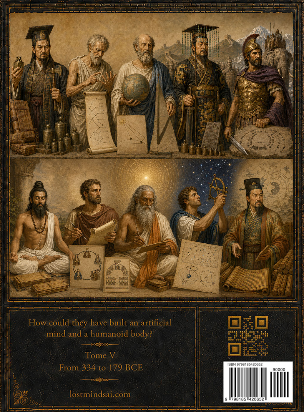 Encyclopedia of Lost Minds, Tome V — back cover